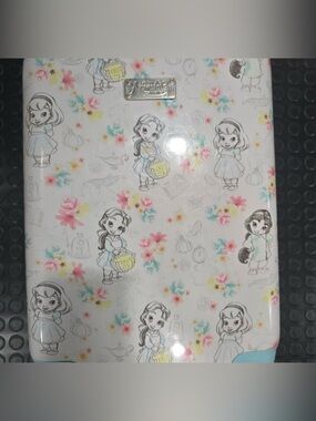 Disney Animator Collection Floral Vinyl Roller with Silver Logo Plaque
